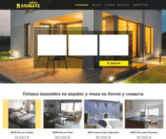 AndratXferrol.com(Inmobiliaria en Ferrol y comarca) Screenshot