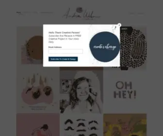 Andrawebercreative.com(Create &amp; Change) Screenshot