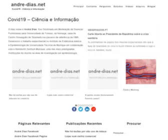 Andre-Dias.net(Covid19) Screenshot