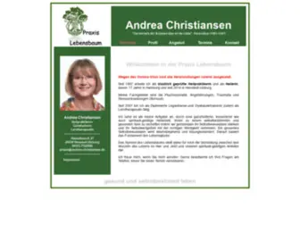 Andrea-Christiansen.de(Startseite) Screenshot