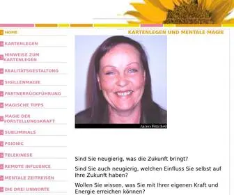 Andrea-Fritzsche.de(Kartenlegen und mentale Magie) Screenshot