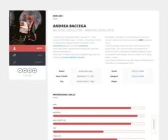 Andreabaccega.com(Andrea Baccega) Screenshot