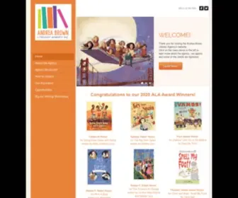 Andreabrownlit.com(The Andrea Brown Literary Agency) Screenshot