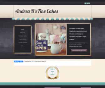 Andreabsfinecakes.com(Andrea B's Fine Cake) Screenshot