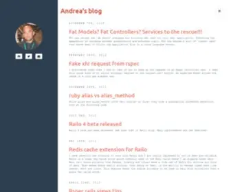 AndreacFm.com(Andrea's blog) Screenshot