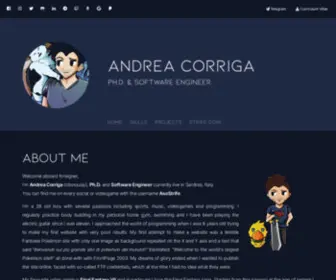 Andreacorriga.com(Andrea Corriga) Screenshot