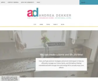 Andreadekker.com(Andrea Dekker.com) Screenshot