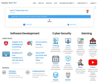 Andreafiori.net(Andrea Fiori Full Stack developer) Screenshot