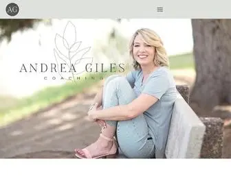 Andreagiles.com(Andrea Giles Coaching) Screenshot