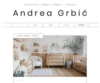 Andreagrbic.com(Andrea Grbic Blog) Screenshot