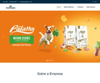 Andrealan.com.br(Nutrição Animal) Screenshot