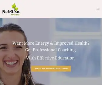 Andrealarsenrncp.com(Nutrition Matters) Screenshot