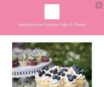 Andreamariecakes.com(Home) Screenshot