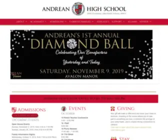 Andreanhs.com(Andrean High School) Screenshot