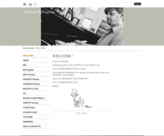Andreapellegrini.it(CMS ohne Datenbank) Screenshot