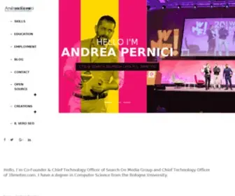 Andreapernici.com(Andrea Pernici) Screenshot
