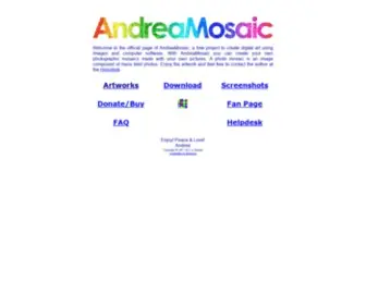 Andreaplanet.com(AndreaMosaic) Screenshot