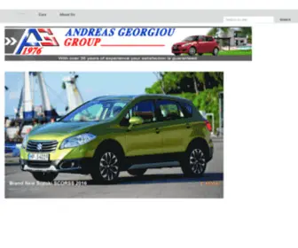 Andreas-Georgiou.com(Andreas Georgiou Group have experience since 1976 of Car Sales) Screenshot