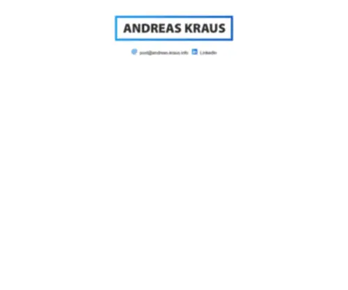 Andreas-Kraus.info(Webseite von Andreas Kraus aus Bretten) Screenshot