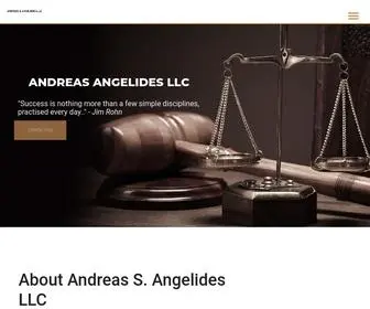 Andreasangelides.com(Angelides LLC) Screenshot