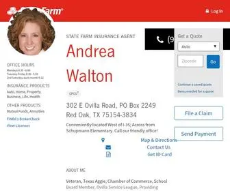 Andreawalton.com(State Farm Insurance Agent Andrea Walton in Red Oak TX) Screenshot