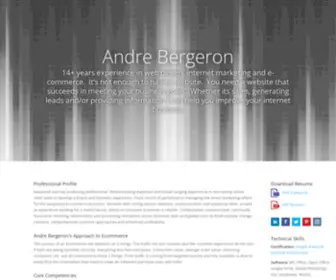 Andrebergeron.com(Andre Bergeron) Screenshot