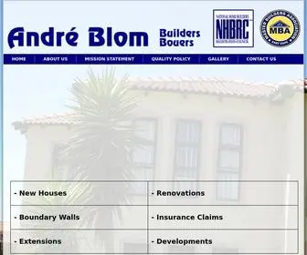 Andreblombuilders.co.za(St Francis Bay Builders) Screenshot