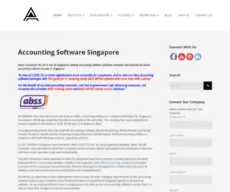 Andrecorpl.com(Accounting Software Singapore Andre Corporate Pte Ltd) Screenshot