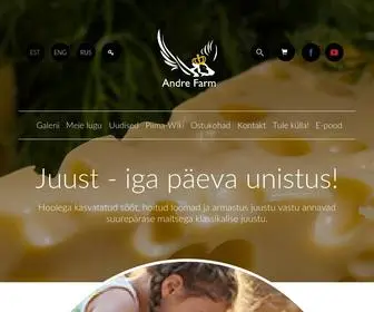 Andrefarm.ee(Iga piima unistus) Screenshot