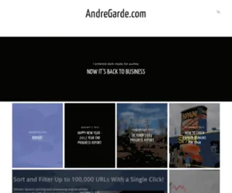 Andregarde.com(AndreGarde) Screenshot