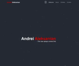 Andreialeksanian.com(Andrei Aleksanian) Screenshot