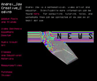 Andreijaycreativecoding.com(Andrei) Screenshot