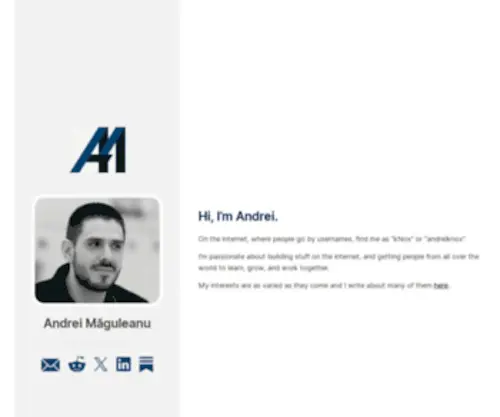 Andreim.com(Above Average) Screenshot