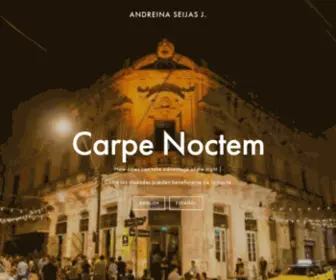 Andreinaseijas.com(Carpe Noctem) Screenshot