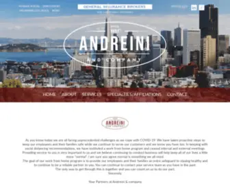 Andreini.com(General Insurance Brokers) Screenshot