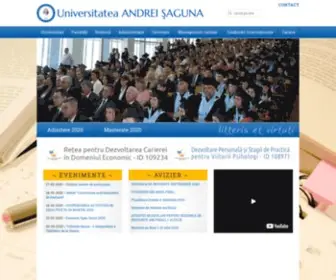 Andreisaguna.ro(Învăţământ Superior Privat) Screenshot
