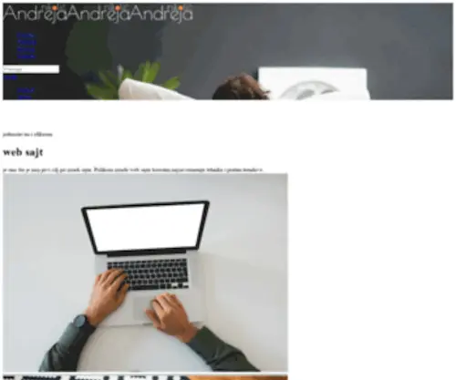 Andrejanikolic.com(Izrada web sajtova u Wordpress) Screenshot