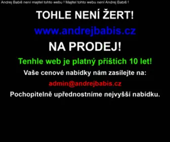 AndrejBabis.cz(Andrej babis .cz) Screenshot