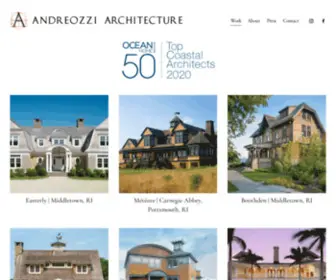 Andreozzi.com(ANDREOZZI ARCHITECTURE) Screenshot