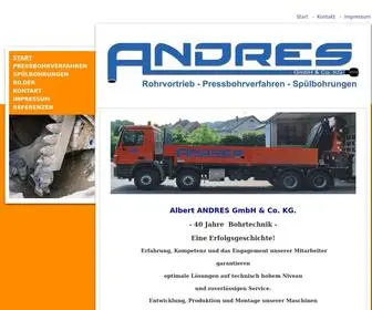 Andres-Bohrtechnik.eu(START) Screenshot