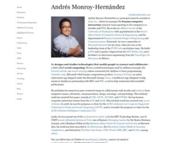 Andresmh.com(Andrés Monroy) Screenshot