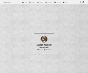 Andresmorenostudio.com(AM Web Developer) Screenshot