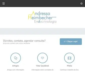 Andressaendocrinologista.com.br(Andressa Heimbecher) Screenshot