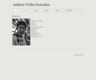 Andresuribe.com(Andres Uribe Gonzalez) Screenshot