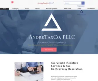 Andretaxco.com(AndreTaxCo, PLLC) Screenshot