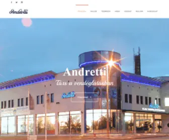 Andretti.hu(Vendéglátóipari gépek) Screenshot