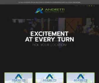 Andrettikarting.com(Indoor Karting) Screenshot