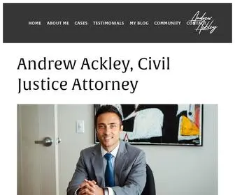 Andrewackley.com(Andrew Ackley) Screenshot