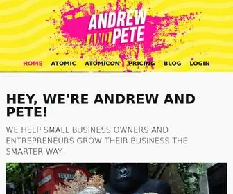 Andrewandpete.com(Andrew and Pete) Screenshot