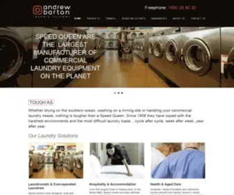 Andrewbarton.com.au(Commercial & Industrial Laundry Equipment & Laundromats) Screenshot